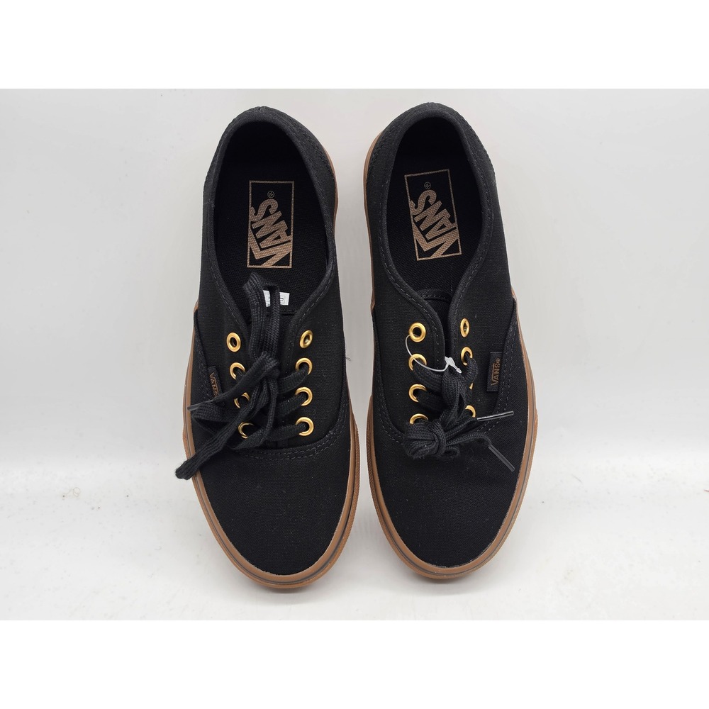Vans Authentic Classic Womens 7 Black Gum Sneakers Shoes VN000TSVBXH - Picture 6 of 10